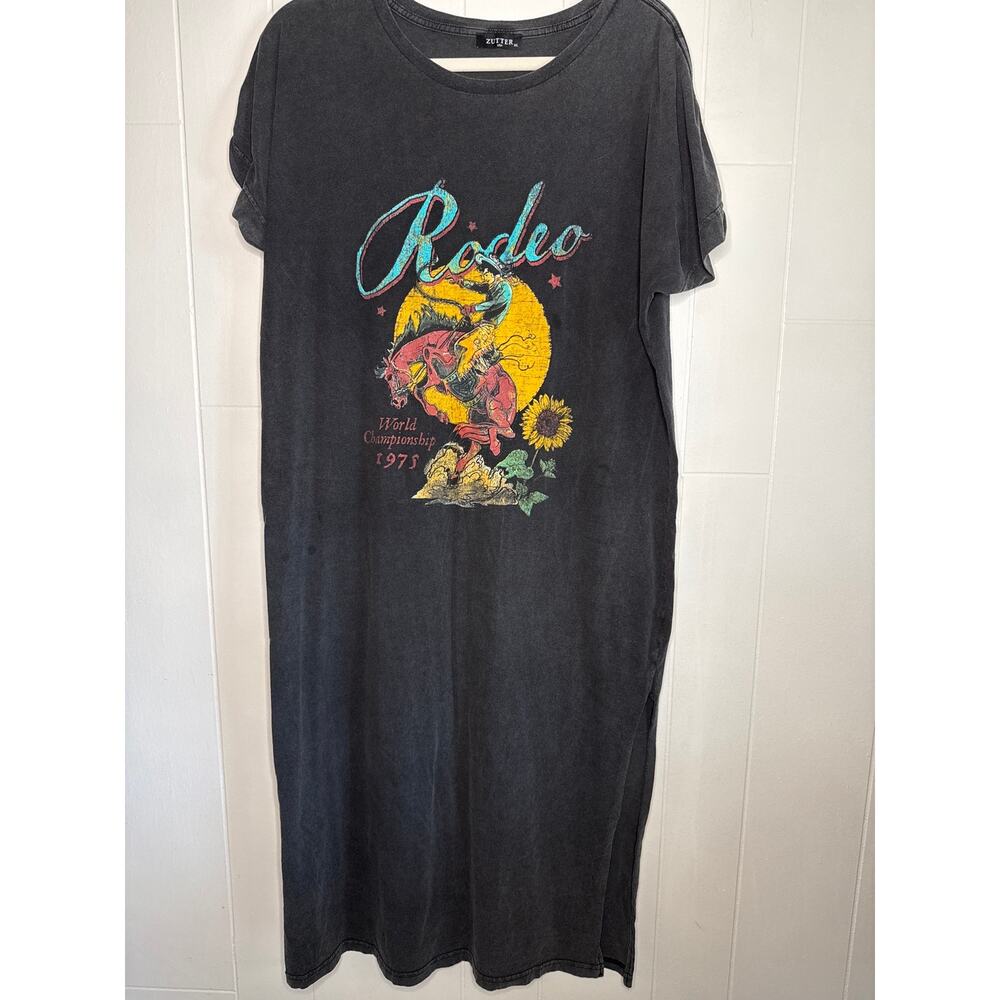 Zutter USA Rodeo T shirt midi dress medium